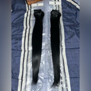 Hair Couture 100% Human Hair Extensions Pure 9 piece Clip-ins - STRAIGHT